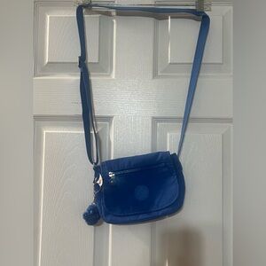 Kipling Royal Blue Mini Crossbody Bag with Signature Bag Charm